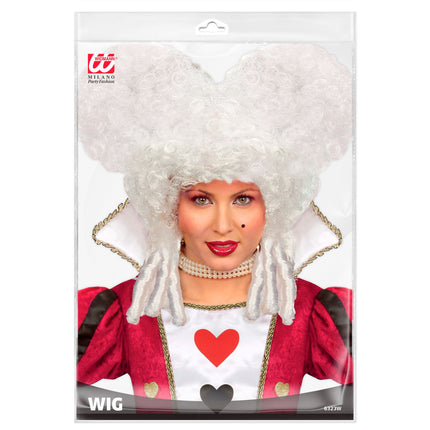Parrucca Halloween Bianca Barocca