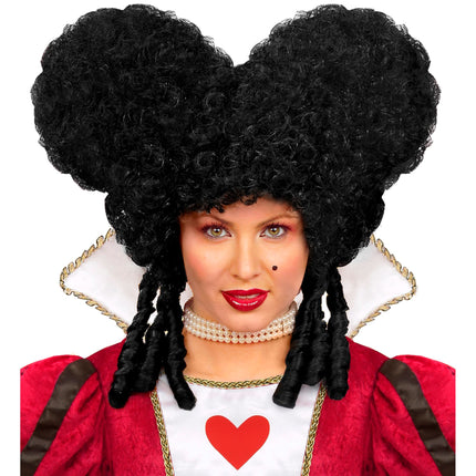 Parrucca Halloween Nero Barocco