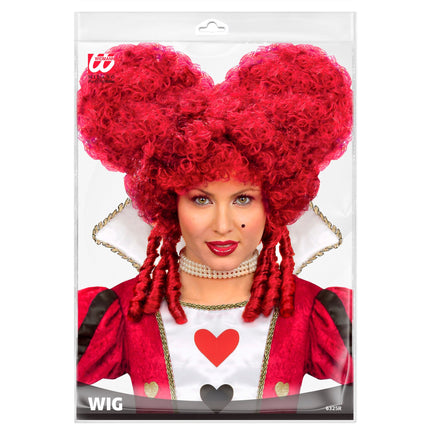 Parrucca Halloween Rosso Barocco