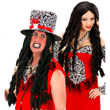 Parrucca di Halloween Voodoo