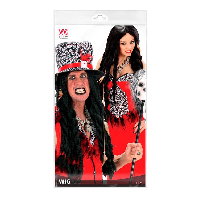 Parrucca di Halloween Voodoo
