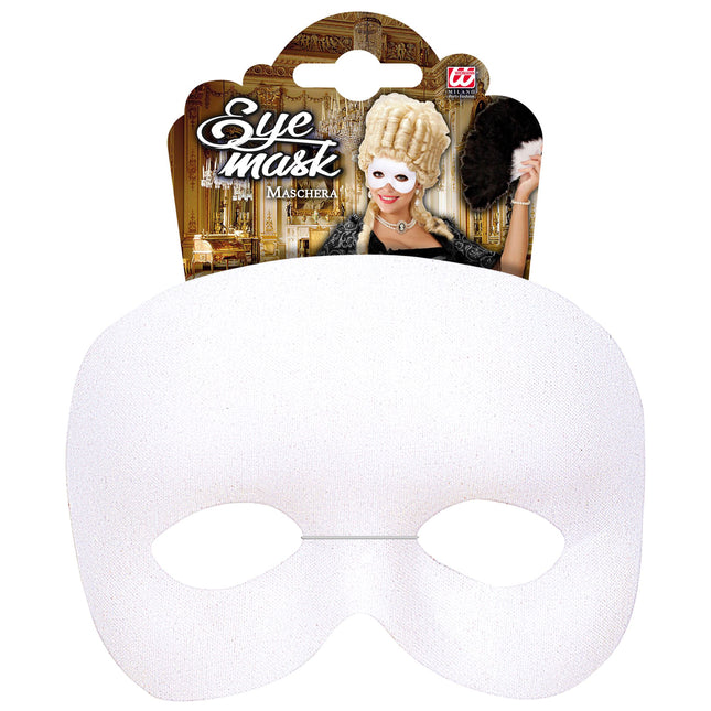 Maschera per gli occhi bianca