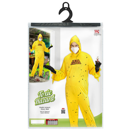 Costume di Halloween Tossicità gialla