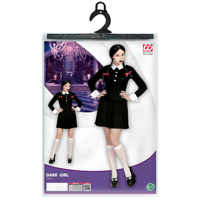 Vestito di Halloween Nero Bianco Donna