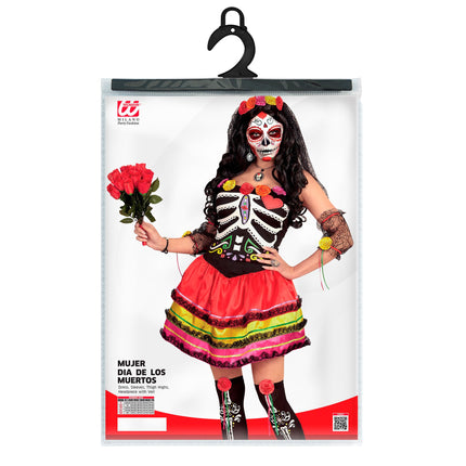 Dia De Los Muertos Vestito corto colorato da donna