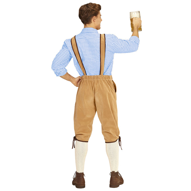 LEDERHOSEN BAVARESE BEIGE XL