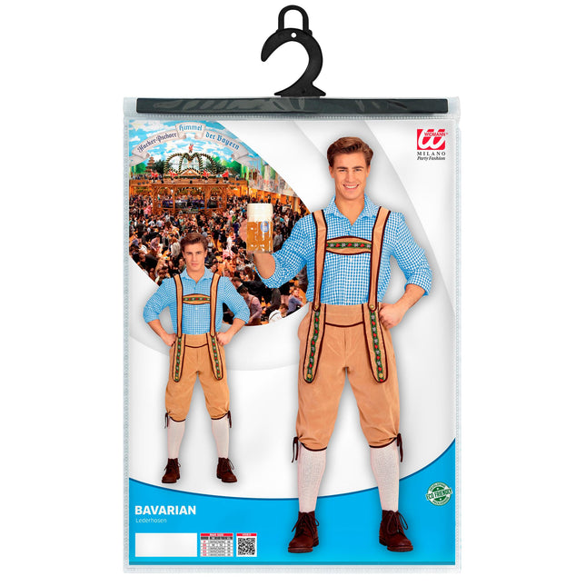 LEDERHOSEN BAVARESE BEIGE XL
