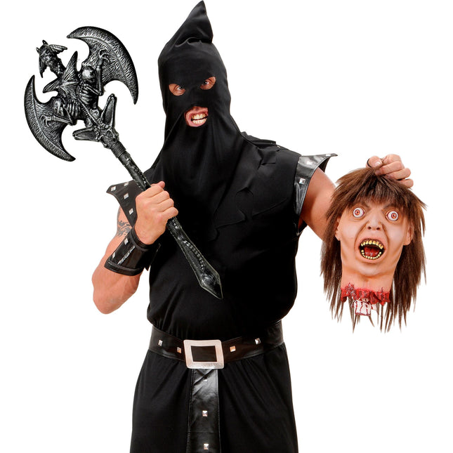Ascia finta di Halloween argento