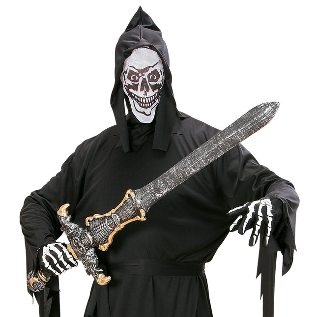 Spada finta di Halloween argento