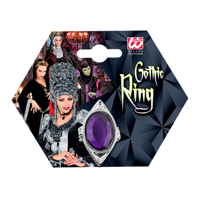 Anello di Halloween con pietra preziosa
