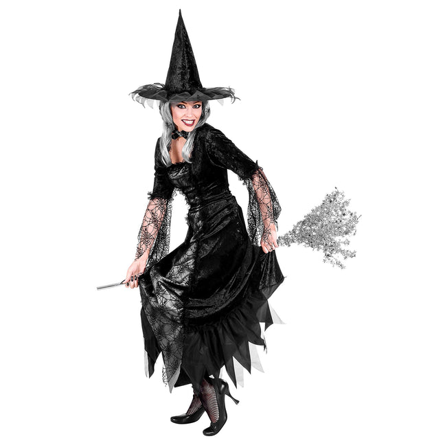 Abito Halloween Donna Strega Ragnatela