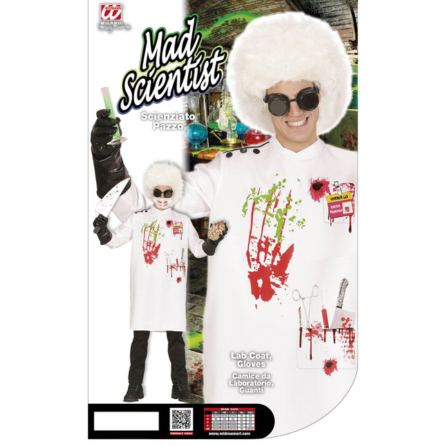Costume Halloween Uomo Scienziato