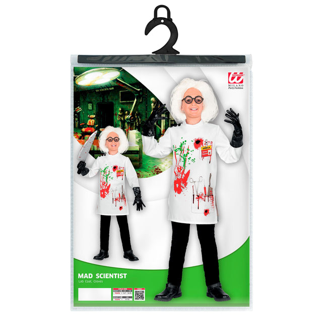 Costume di Halloween da scienziato per bambini