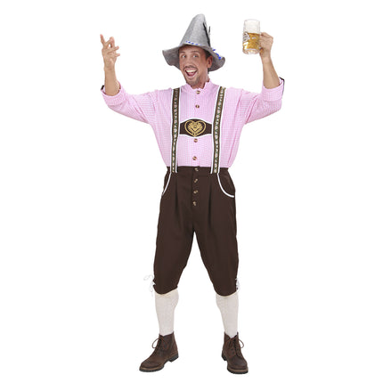 Lederhosen da uomo con camicetta