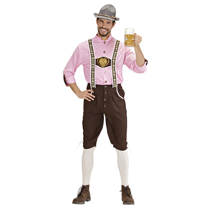Lederhosen da uomo con camicetta
