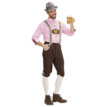 Lederhosen da uomo con camicetta