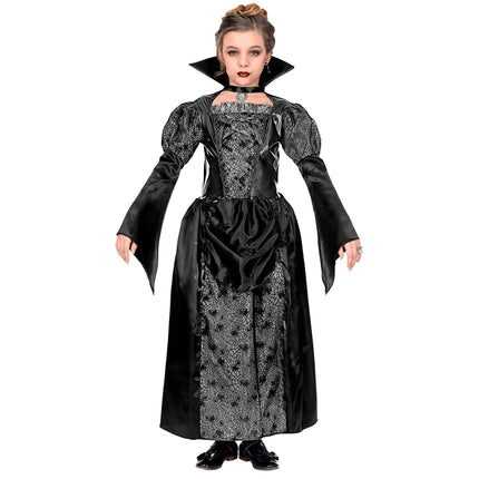 Vestito di Halloween Ragazza Nera Vampiro