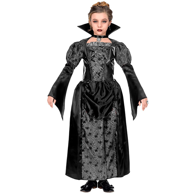 Vestito di Halloween Ragazza Nera Vampiro