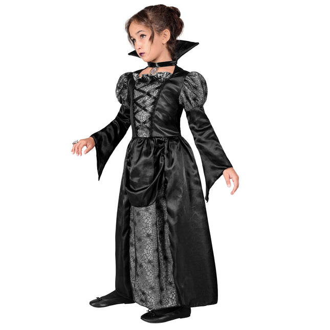 Vestito di Halloween Ragazza Nera Vampiro