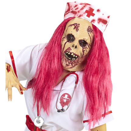 Maschera Halloween Infermiera Zombie