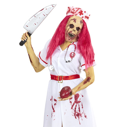 Maschera Halloween Infermiera Zombie
