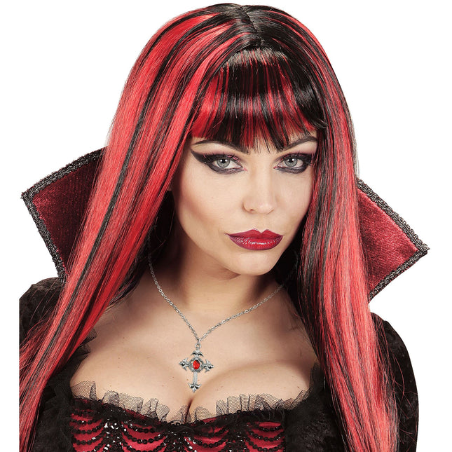 Collana di Halloween con croce e pietra