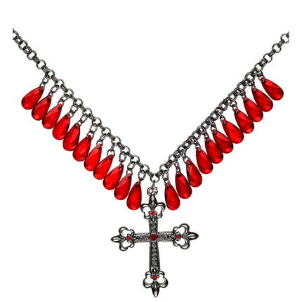 Collana di Halloween Croce Rossa