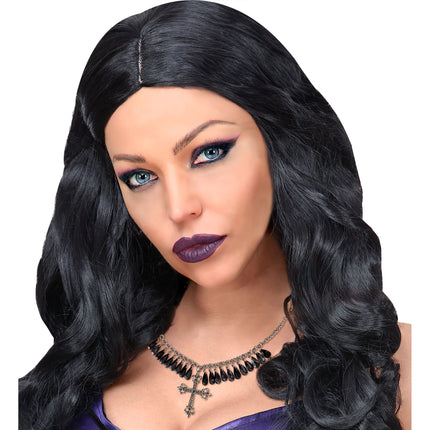 Collana di Halloween Croce Nera Gotica