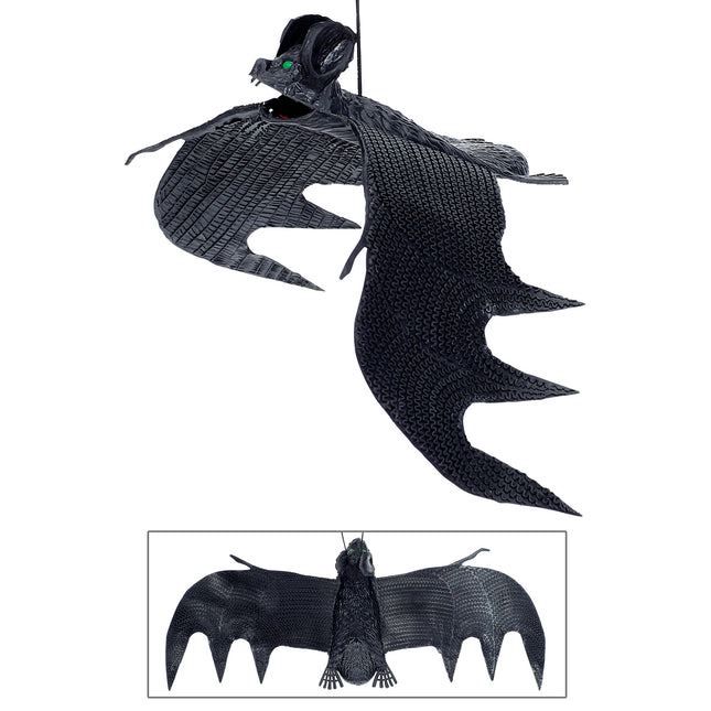 Pipistrello finto di Halloween 29 cm