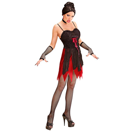 Vestito di Halloween da donna Vampiro corto