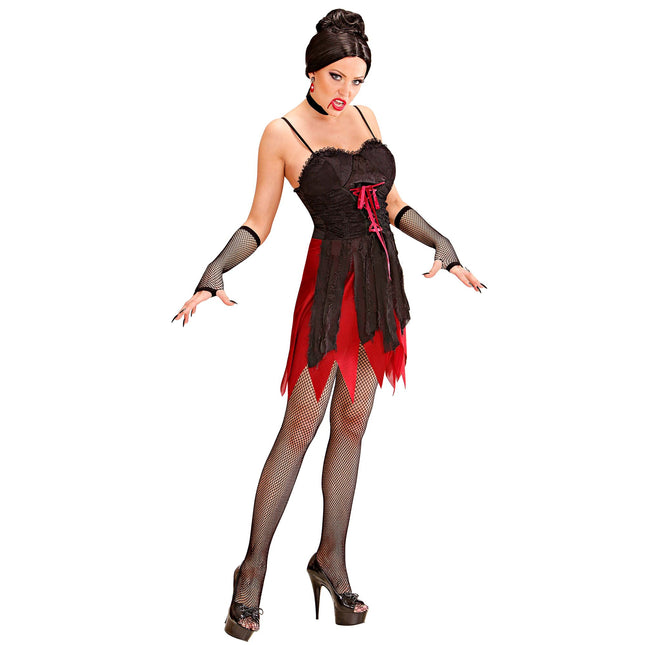 Vestito di Halloween da donna Vampiro corto