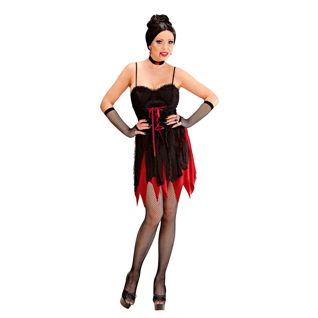 Vestito di Halloween da donna Vampiro corto