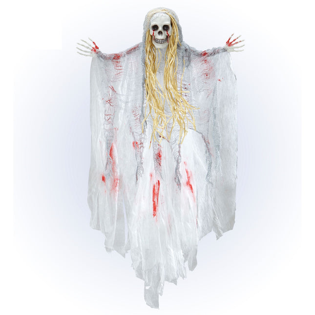 Spirito di bambola di Halloween con sangue