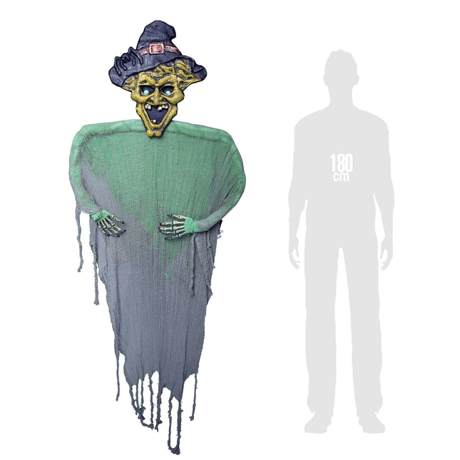Bambola strega di Halloween 1,9 m