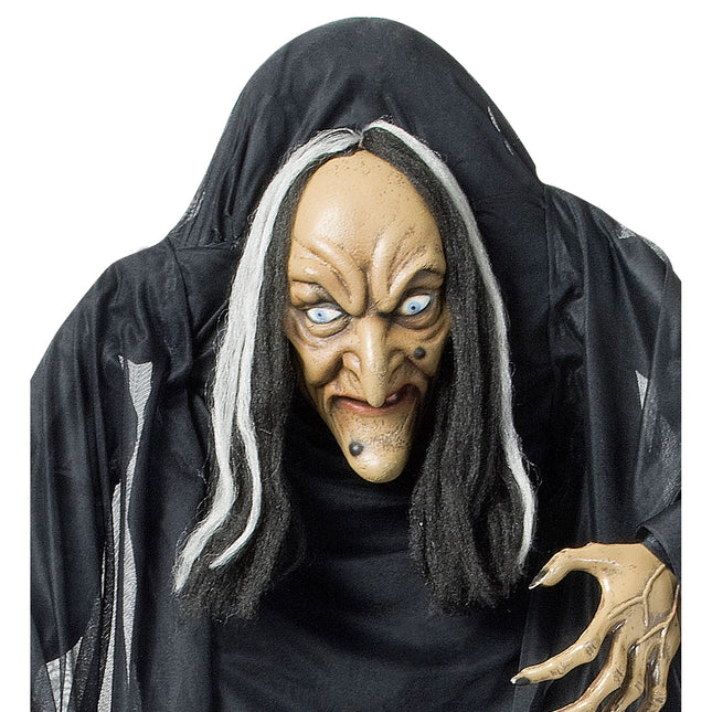 Bambola di Halloween Strega con Gobbo 1,4 m