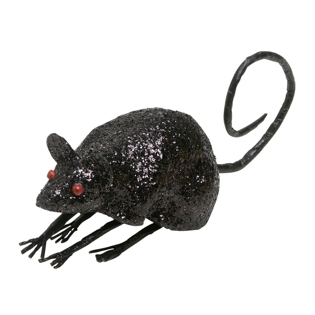 Mouse finto nero da 8,5 cm