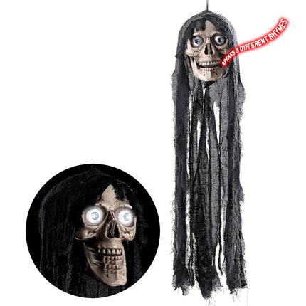 Bambola Teschio di Halloween 70 cm