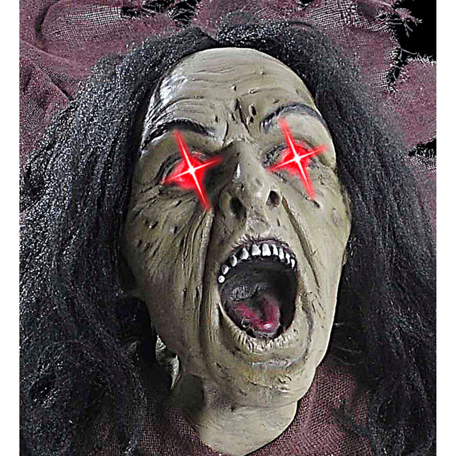 Bambola strega di Halloween con suoni e luci
