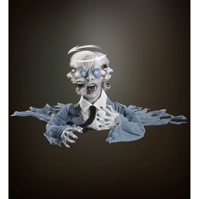 Bambola Zombie di Halloween con luci e suoni