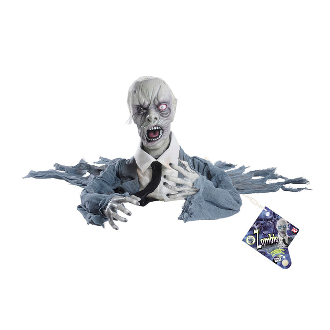 Bambola Zombie di Halloween con luci e suoni