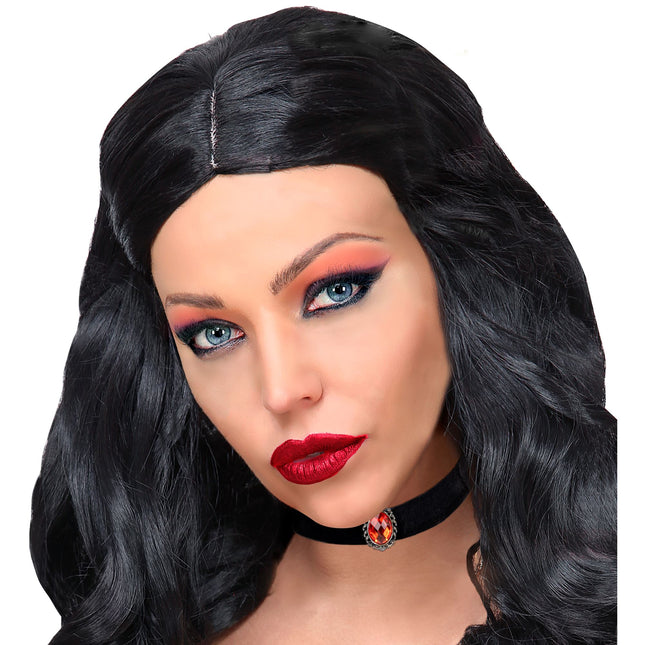 Collana di Halloween con pietre rosse