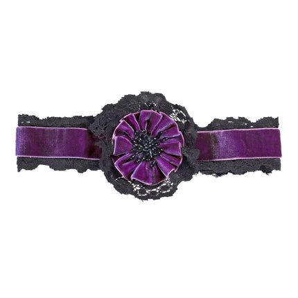 Collana di Halloween Fiore Viola
