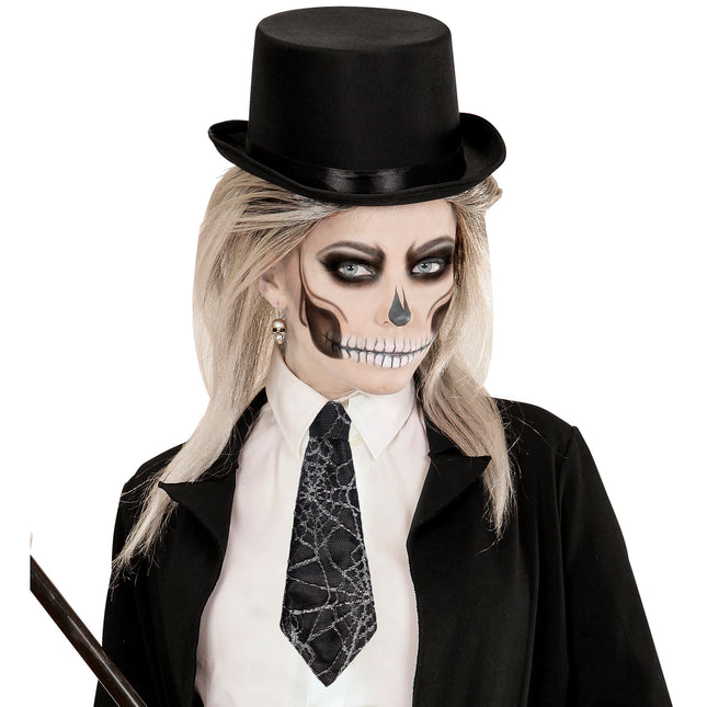 Cravatta di Halloween Ragnatela