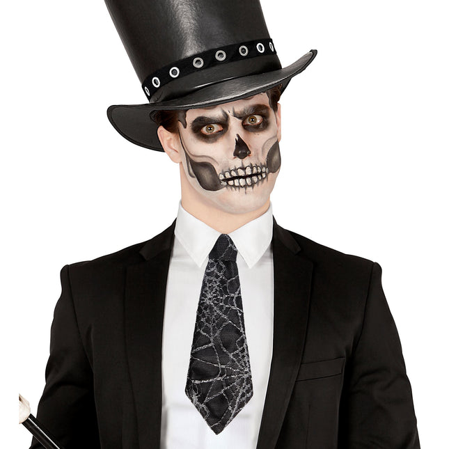 Cravatta di Halloween Ragnatela