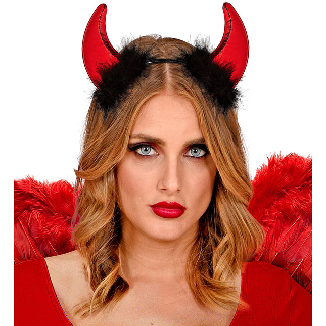 Cerchietto per capelli di Halloween Corno del Diavolo