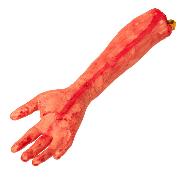 Braccio finto di Halloween tagliato