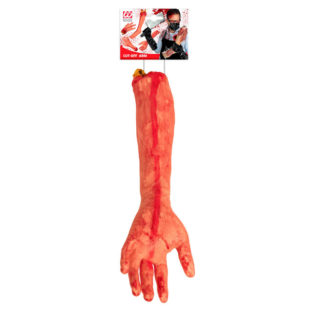 Braccio finto di Halloween tagliato