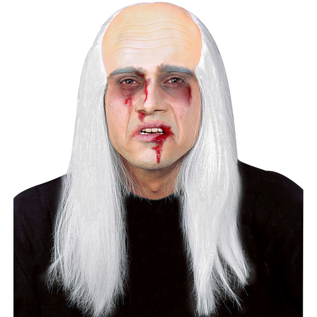 Parrucca Halloween Testa Pelata