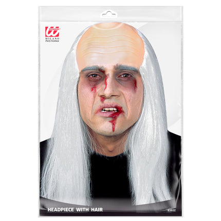 Parrucca Halloween Testa Pelata