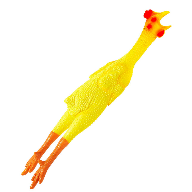 Pollo finto giallo 20 cm
